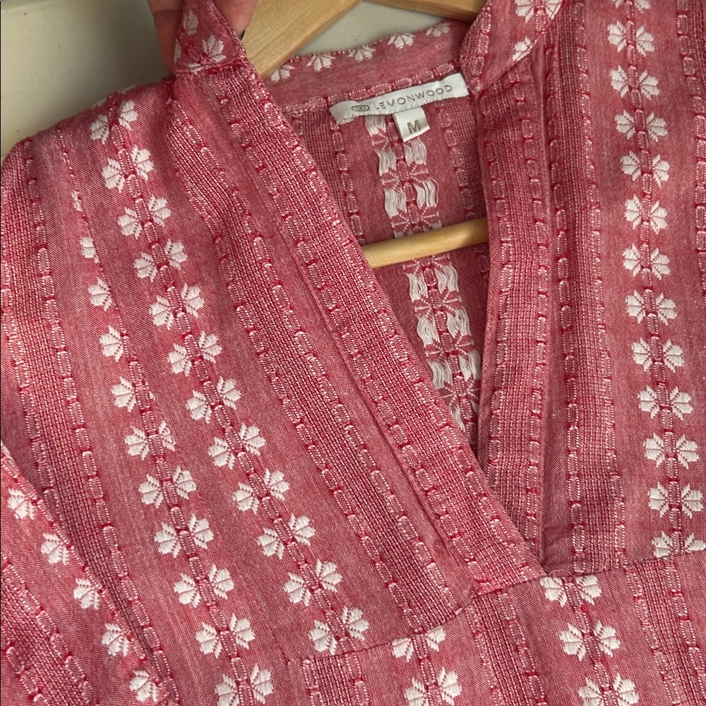 Lemonwood Lena Cotton Cottagecore Tiered Dress Medium - Picture 11 of 12